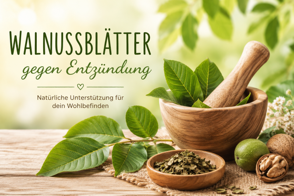 Walnussblätter gegen Entzündungen und als Tee